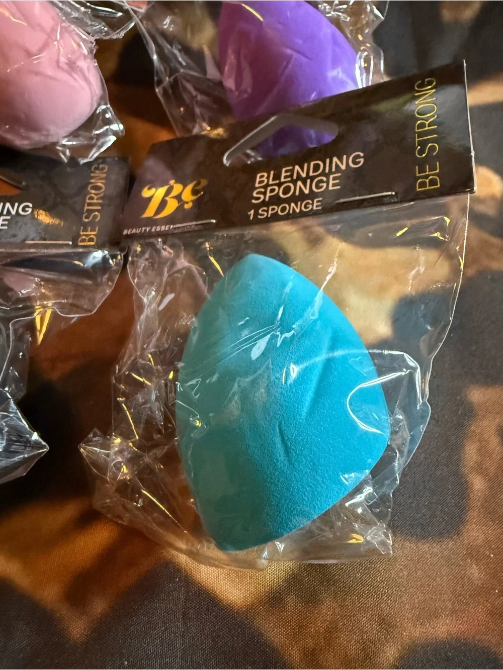 Blending Sponge Makeup Sponge - Pink, Purple, Teal, Black - 5 pieces included